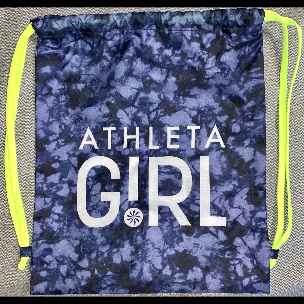 Athleta Girl Drawstring Bag Cinch Travel Gym Beach